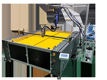 XY GLUER Gluing Machine with 2/4 Workstations - Adjustable Glue Volume - 2-3Kg/h Output