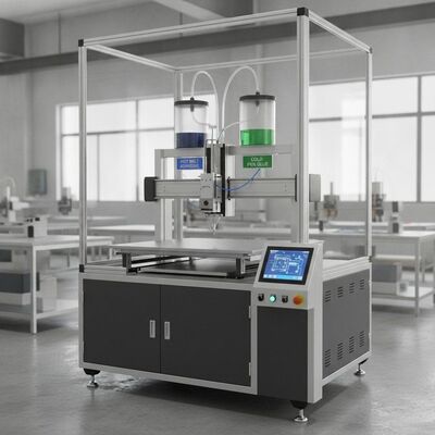 Automatic XY Gluing Plotter with 840mm Stack Height and Hot Melt And Cold Glue In One Operation Featuring Automatic Height Adjustment