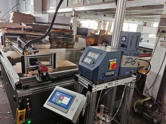 XY gluer glue plotter gluing machine for  Corrugated POS/POP displays (FSDUs, CDUs, dump bins)