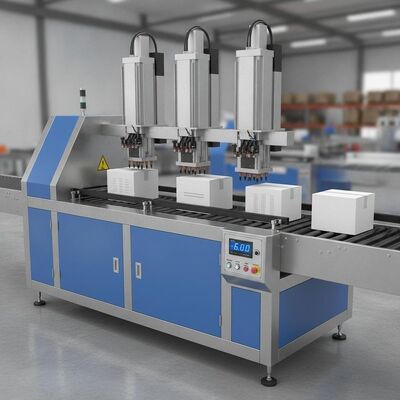 XY 접착제 플로터 CNC Gluer는 최대 6 M/S까지 지속적으로 선택 가능한 속도와 모든 크기의 날카로운 접착제를 지원하는 3개의 헤드에서 접착제 적용이 가능합니다.